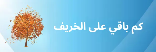 كم باقي على الخريف 2025